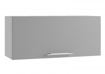 Гарда ПГ 800 шкаф верхний горизонтальный (Белый Эмалит/корпус Серый) в Горячегорске - goryachegorsk.mebel54.com | фото