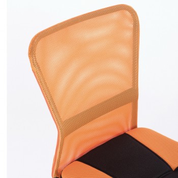 Кресло компактное BRABIX Smart MG-313 (черный, оранжевый) в Горячегорске - goryachegorsk.mebel54.com | фото