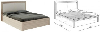 Кровать 1,6 Глэдис (М32) с подъемным механизмом Распродажа в Горячегорске - goryachegorsk.mebel54.com | фото