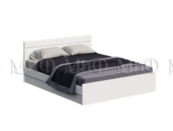 Кровать Нэнси New 1,4м (Белый/белый глянец) в Горячегорске - goryachegorsk.mebel54.com | фото