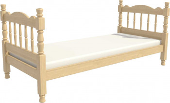 Кровать одинарная Аленка из массива сосны 800*1890 Сосна в Горячегорске - goryachegorsk.mebel54.com | фото