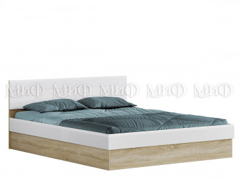 Кровать с подъемным механизмом 1,4 спальня Фортуна (Дуб сонома/белый глянец) в Горячегорске - goryachegorsk.mebel54.com | фото