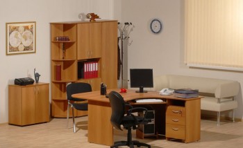 Мебель для персонала Рубин 42 Светлый миланский орех в Горячегорске - goryachegorsk.mebel54.com | фото