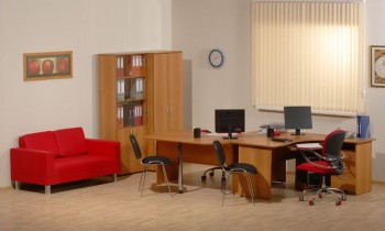 Мебель для персонала Рубин 42 Светлый миланский орех в Горячегорске - goryachegorsk.mebel54.com | фото