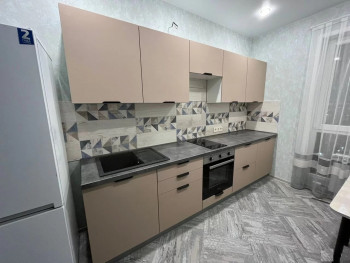 Модульная кухня Норд 2,5 м (Софт какао/Белый) в Горячегорске - goryachegorsk.mebel54.com | фото