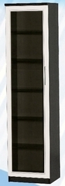 Шкаф средний со стеклодверью ДЛЯ ГОСТИНОЙ ШСС-450 Венге/Дуб выбеленный в Горячегорске - goryachegorsk.mebel54.com | фото